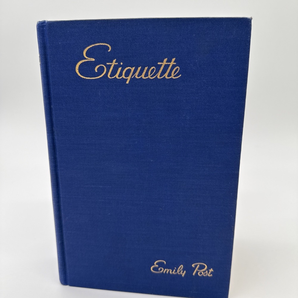 Etiquette By Emily Post Book 1942 Edition